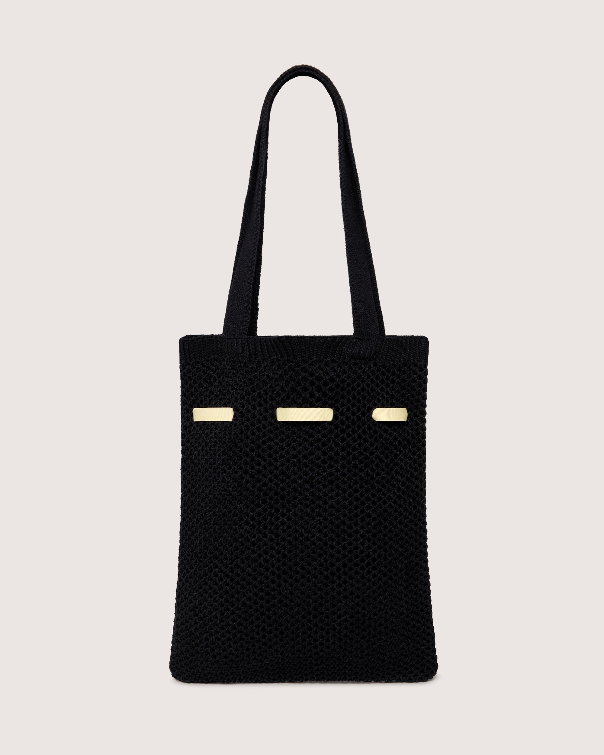 Ribbon Knit Tote
