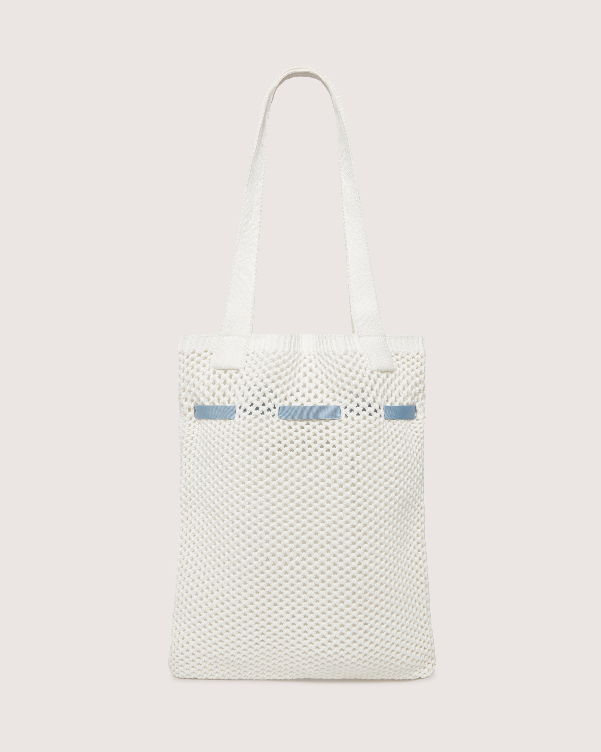 Ribbon Knit Tote