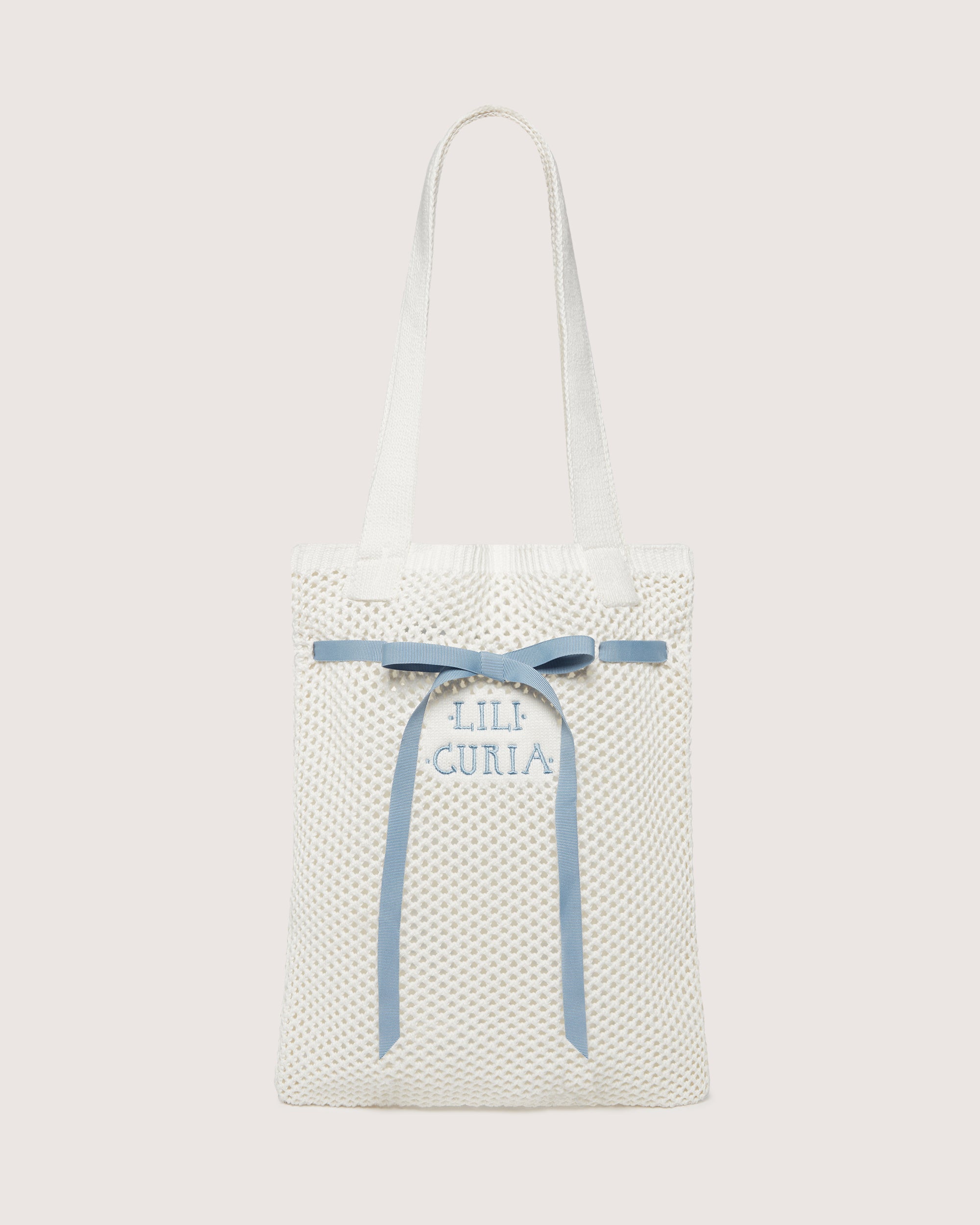 Ribbon Knit Tote
