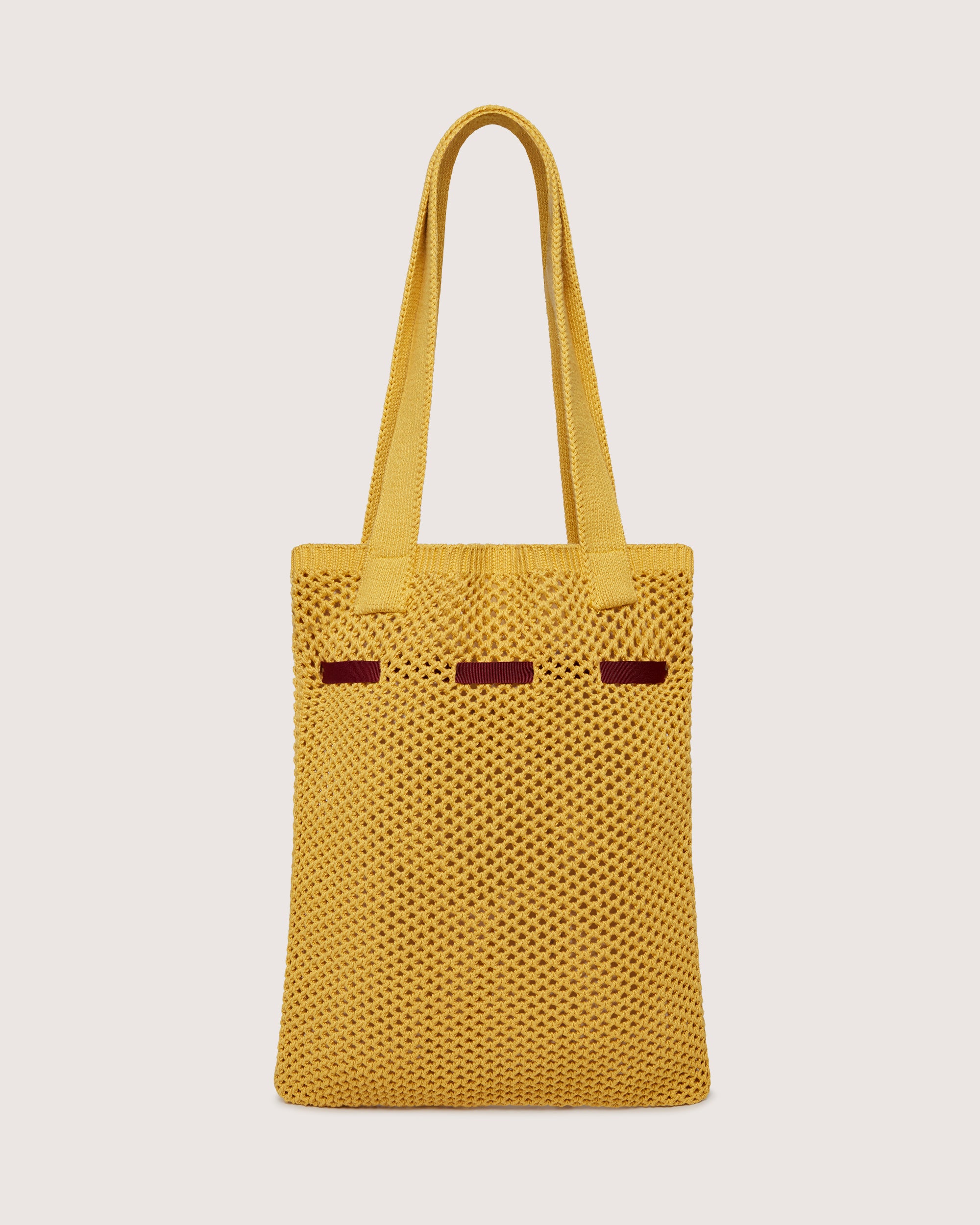 Ribbon Knit Tote