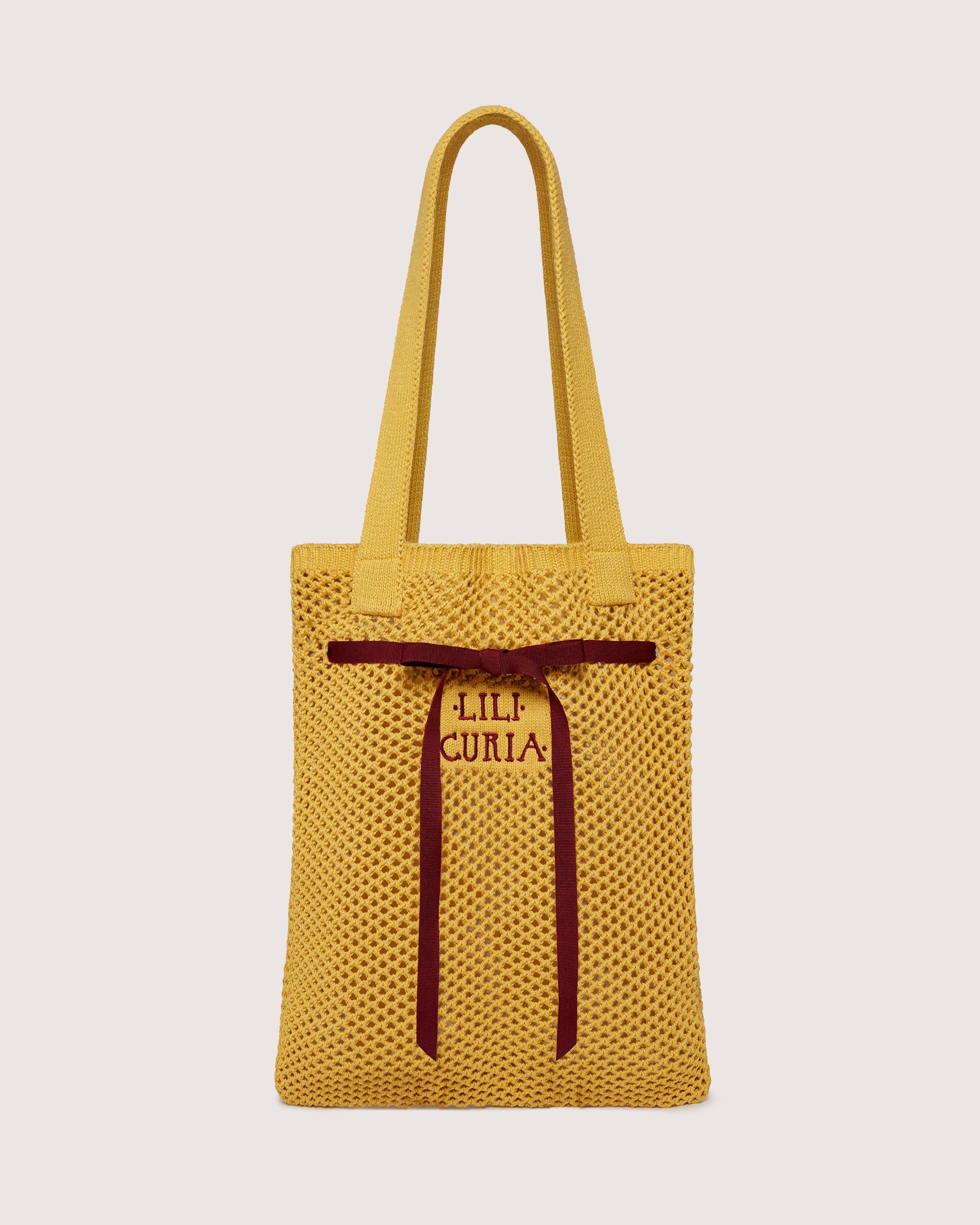 Ribbon Knit Tote