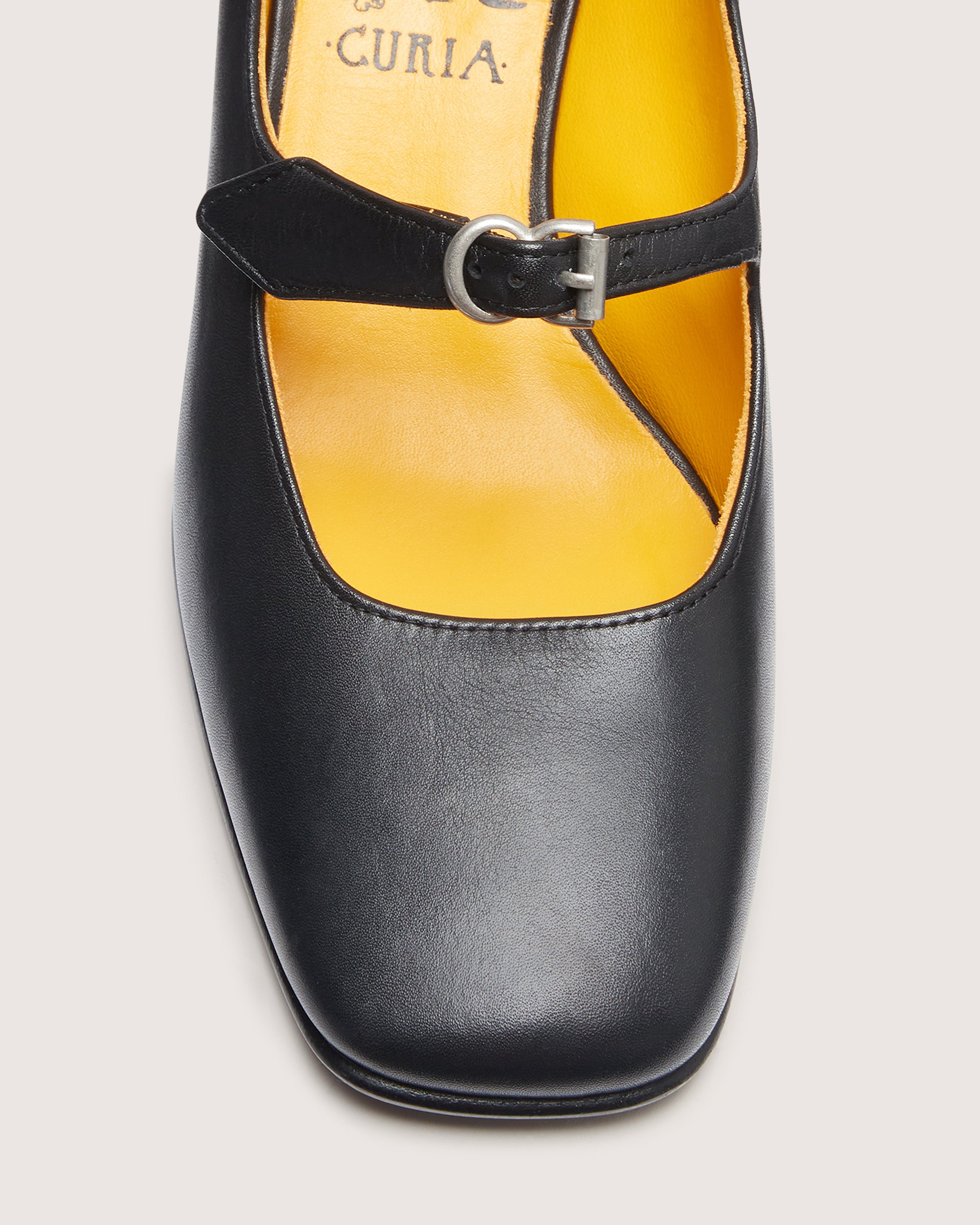 Black Square Toe Mary Janes​ - Lili Curia