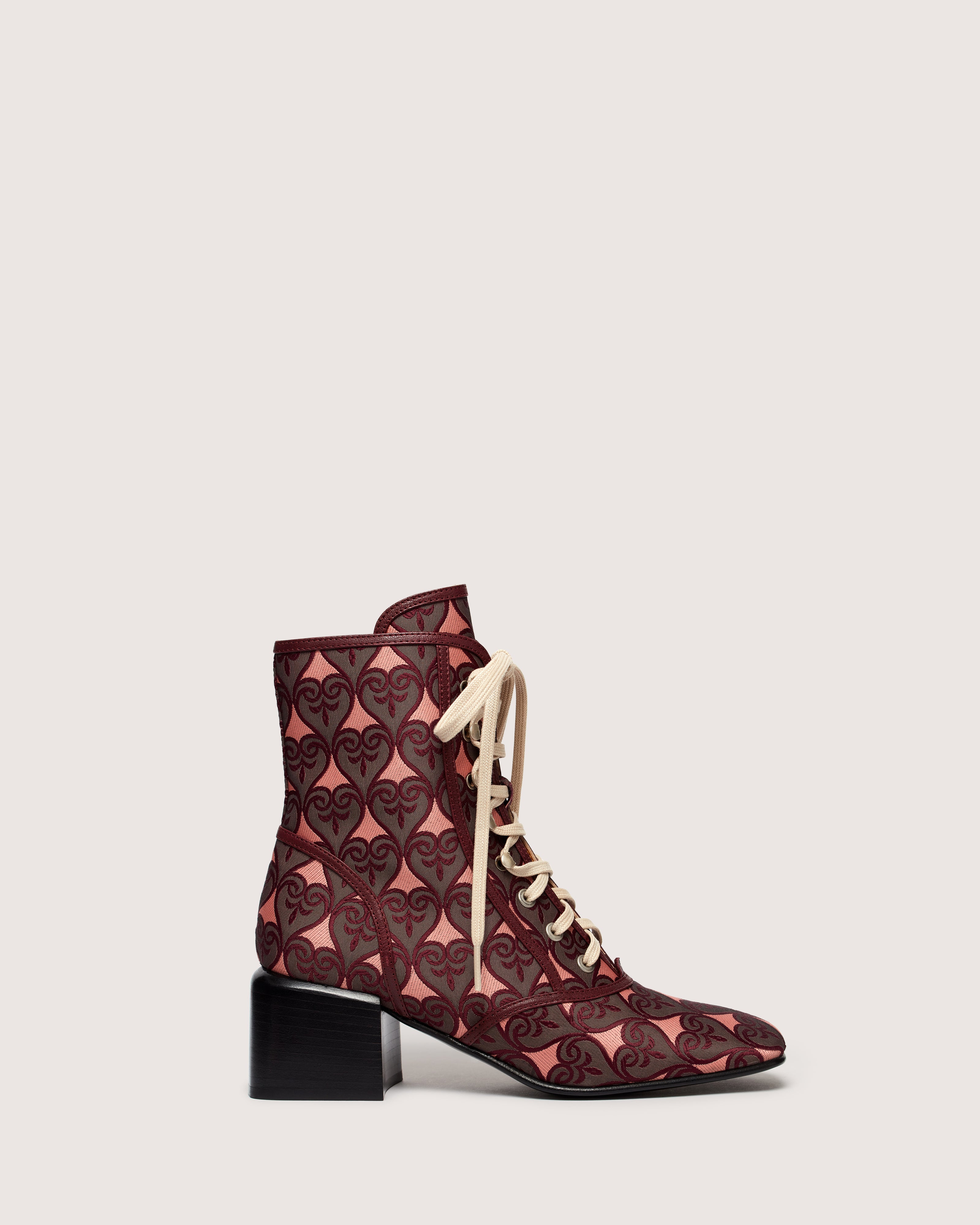 Violet Victorian Lace Boot