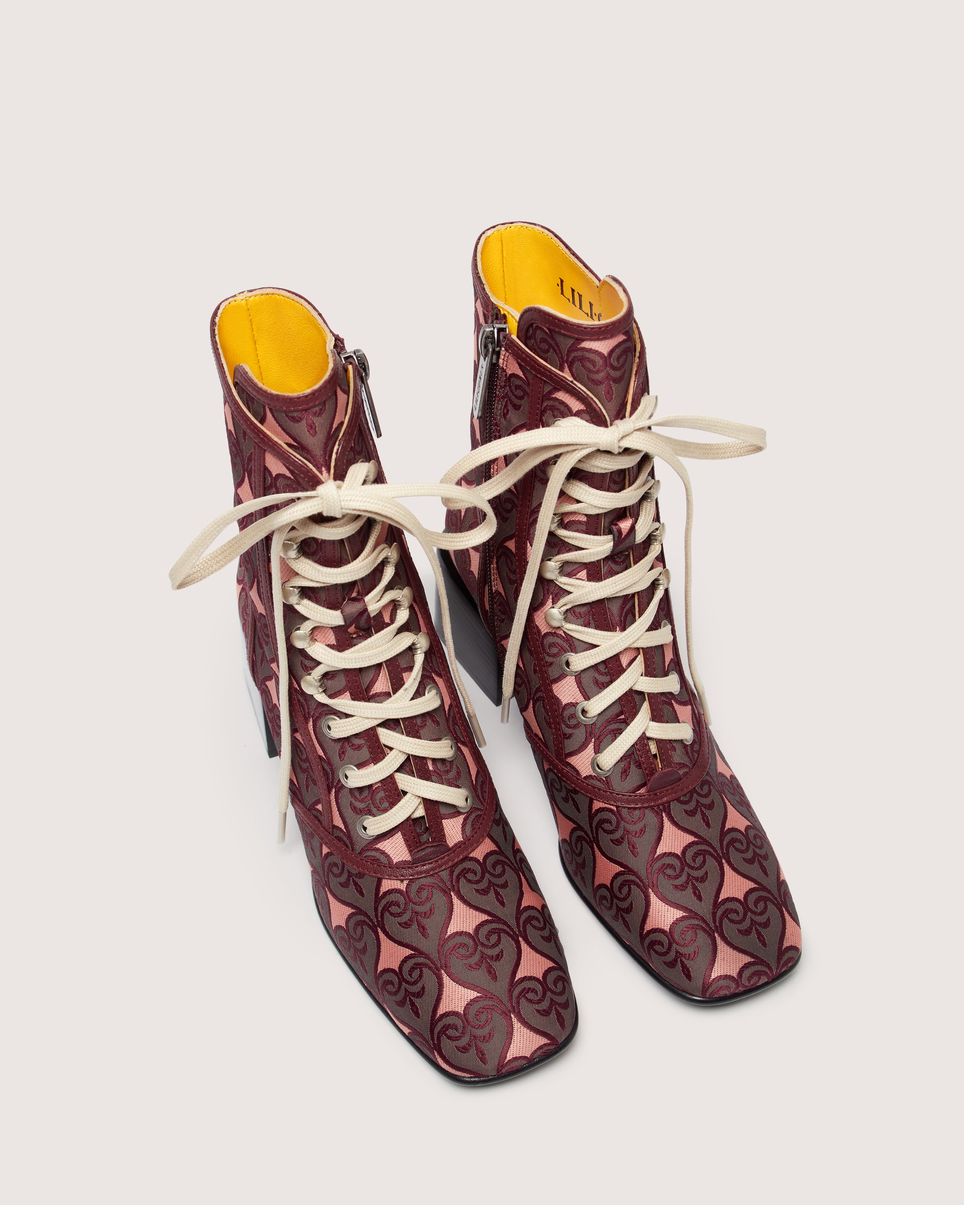 Violet Victorian Lace Boot