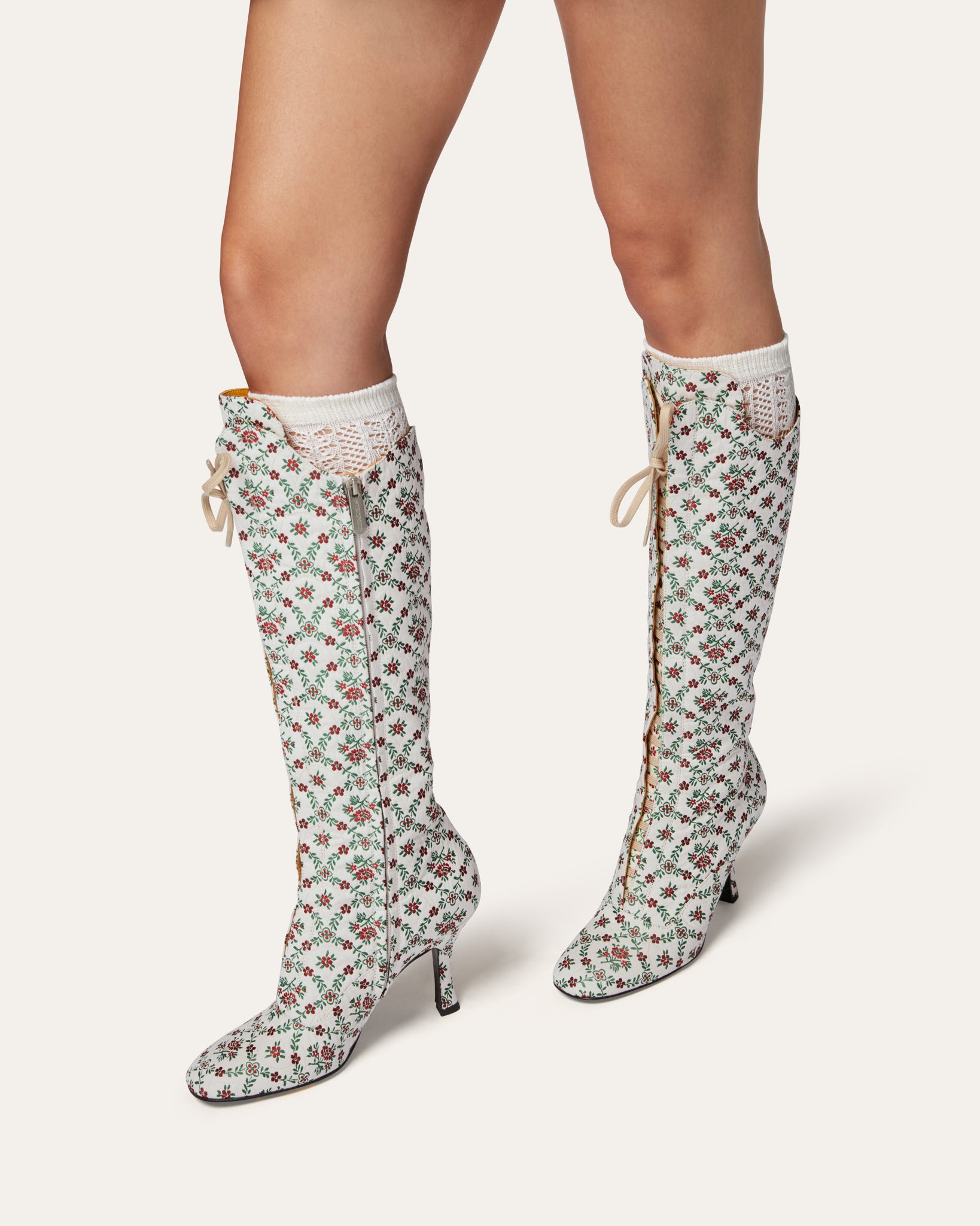 Ida Lace Up Tall Boot