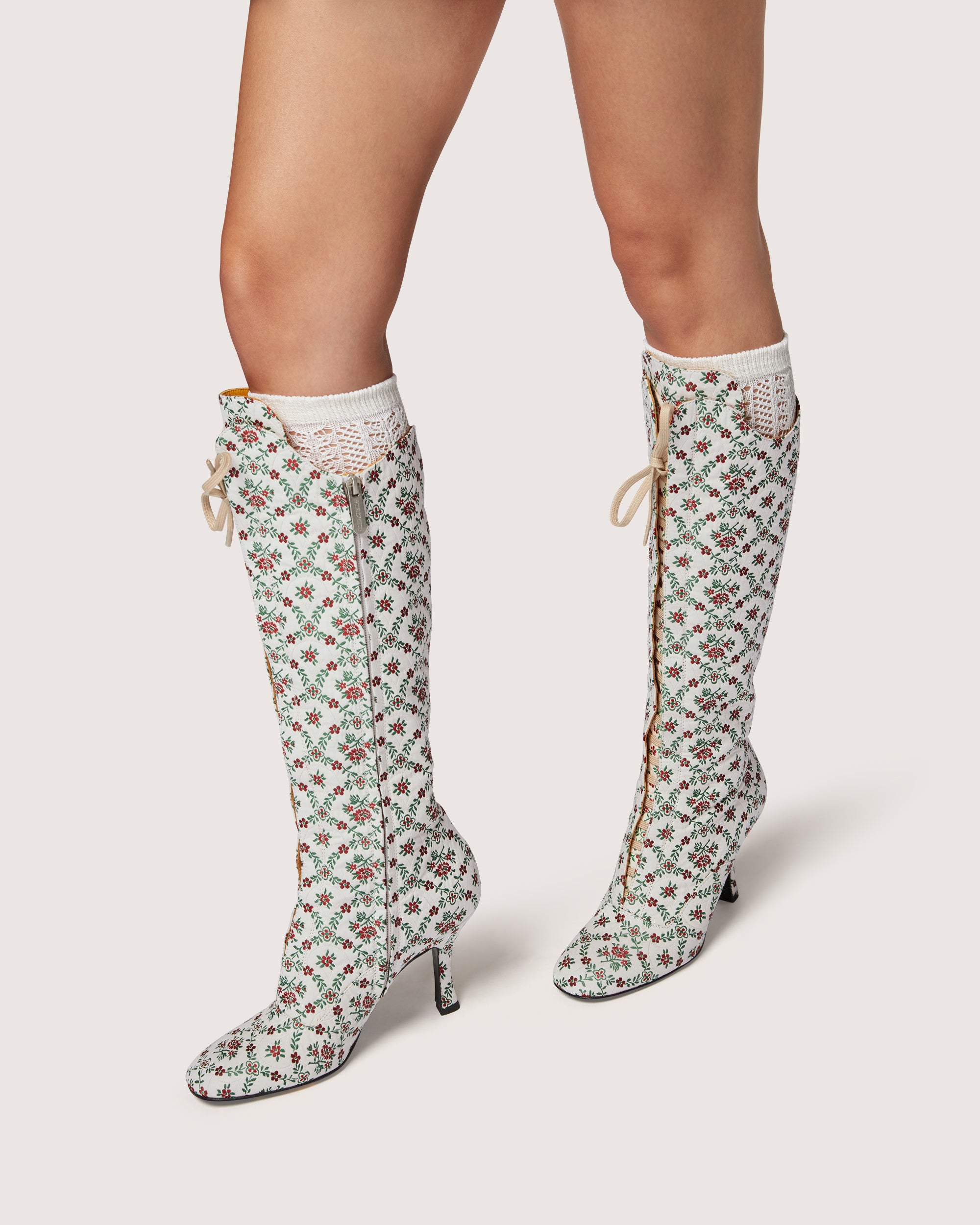 Ida Lace Up Tall Boot