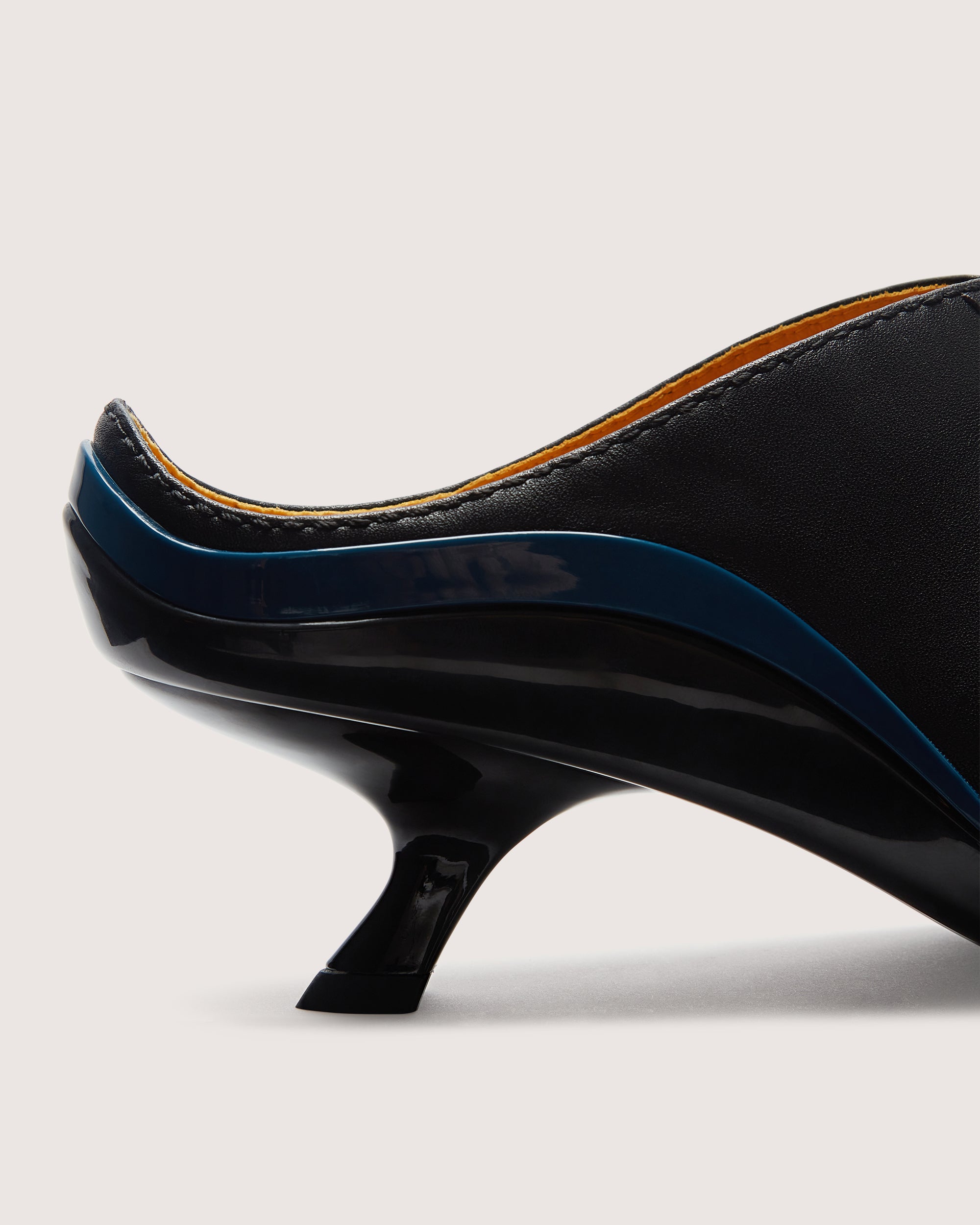 Victoria Kitten Heel Mule