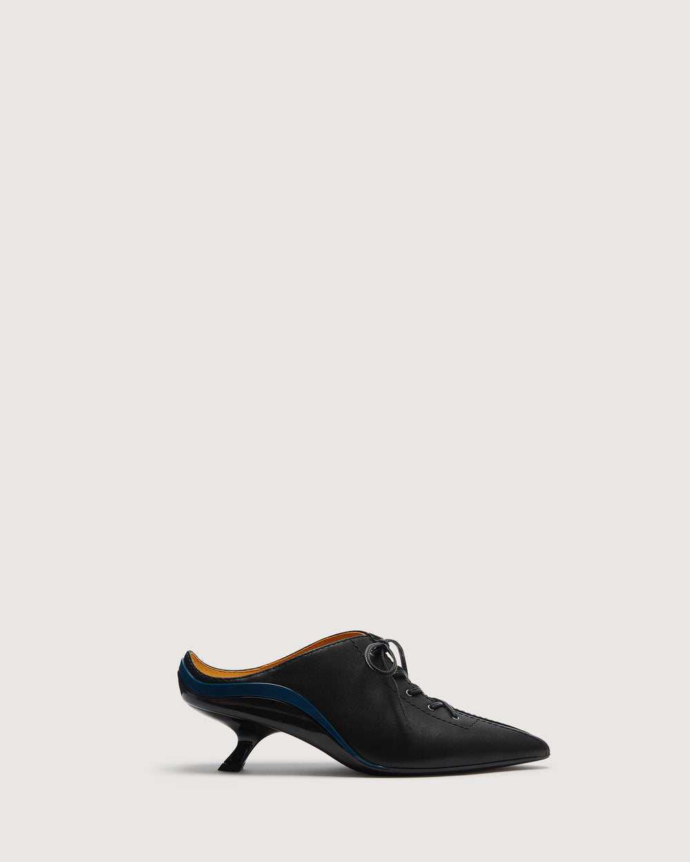 Victoria Kitten Heel Mule