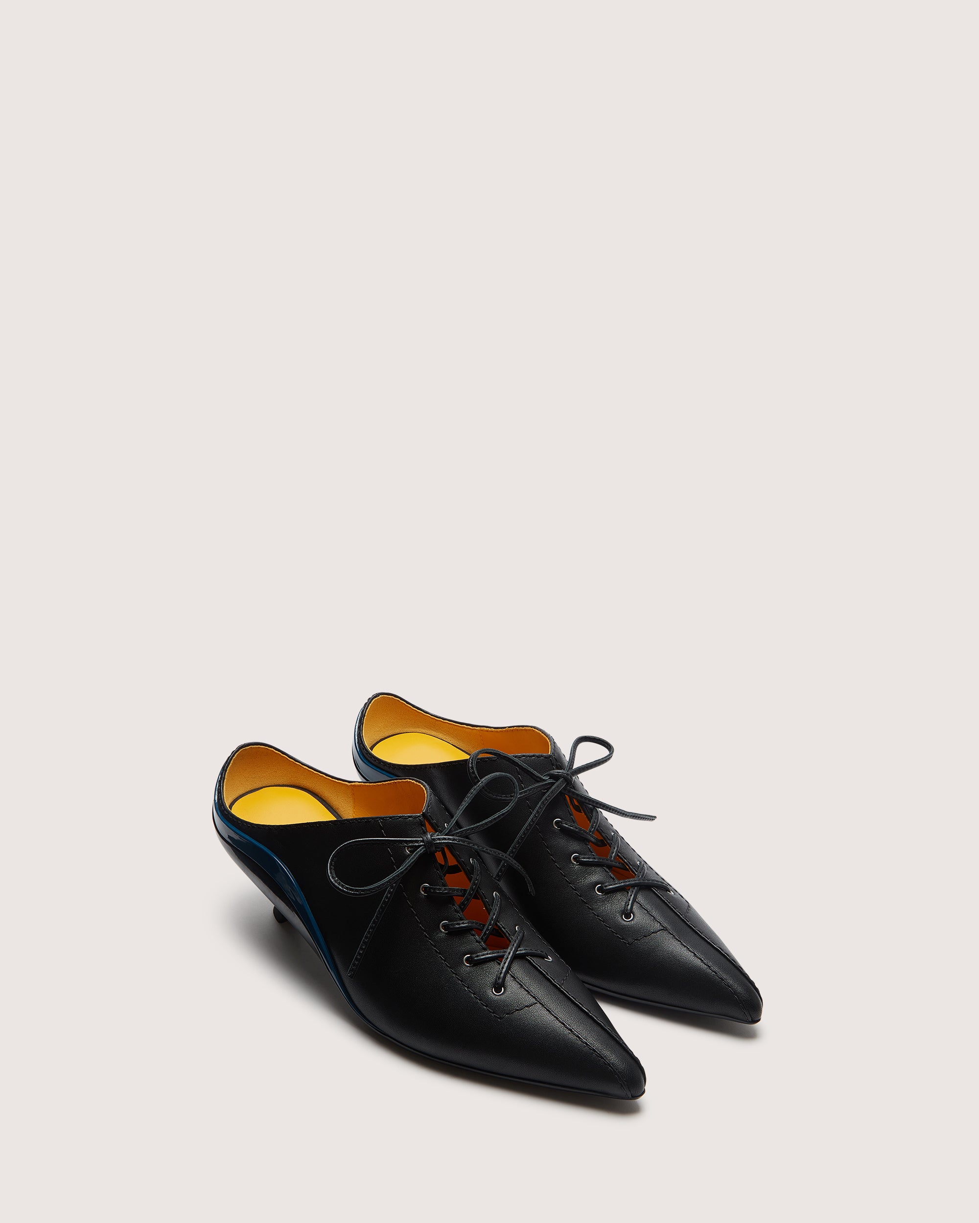 Victoria Kitten Heel Mule