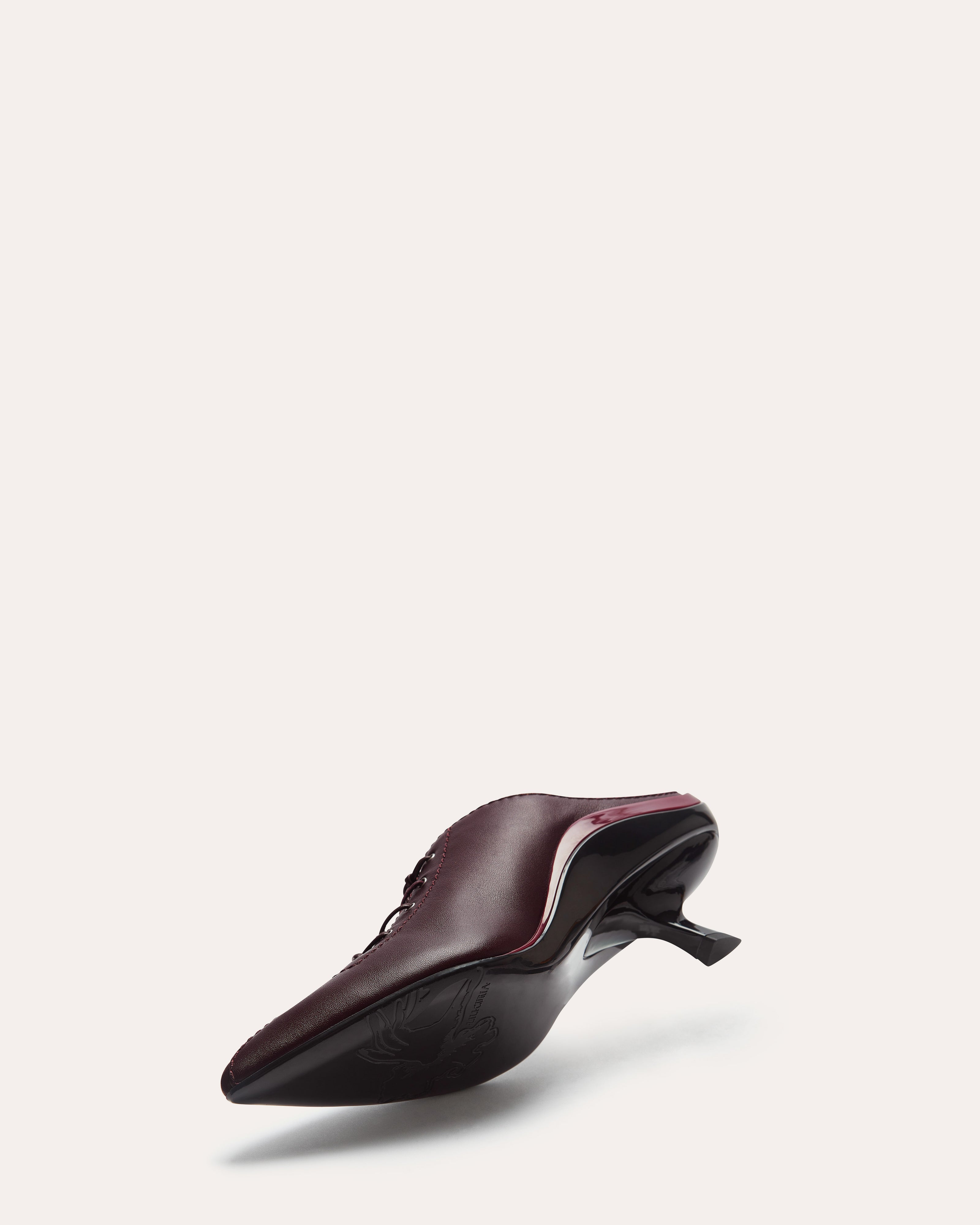 Victoria Kitten Heel Mule