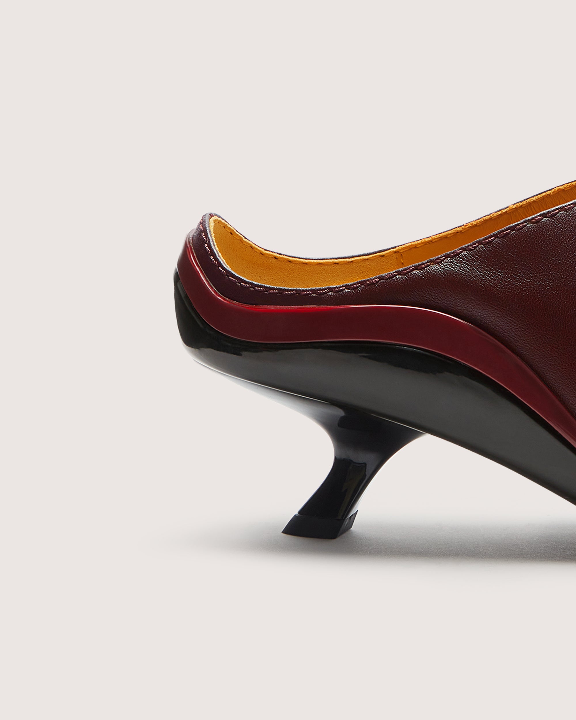 Victoria Kitten Heel Mule