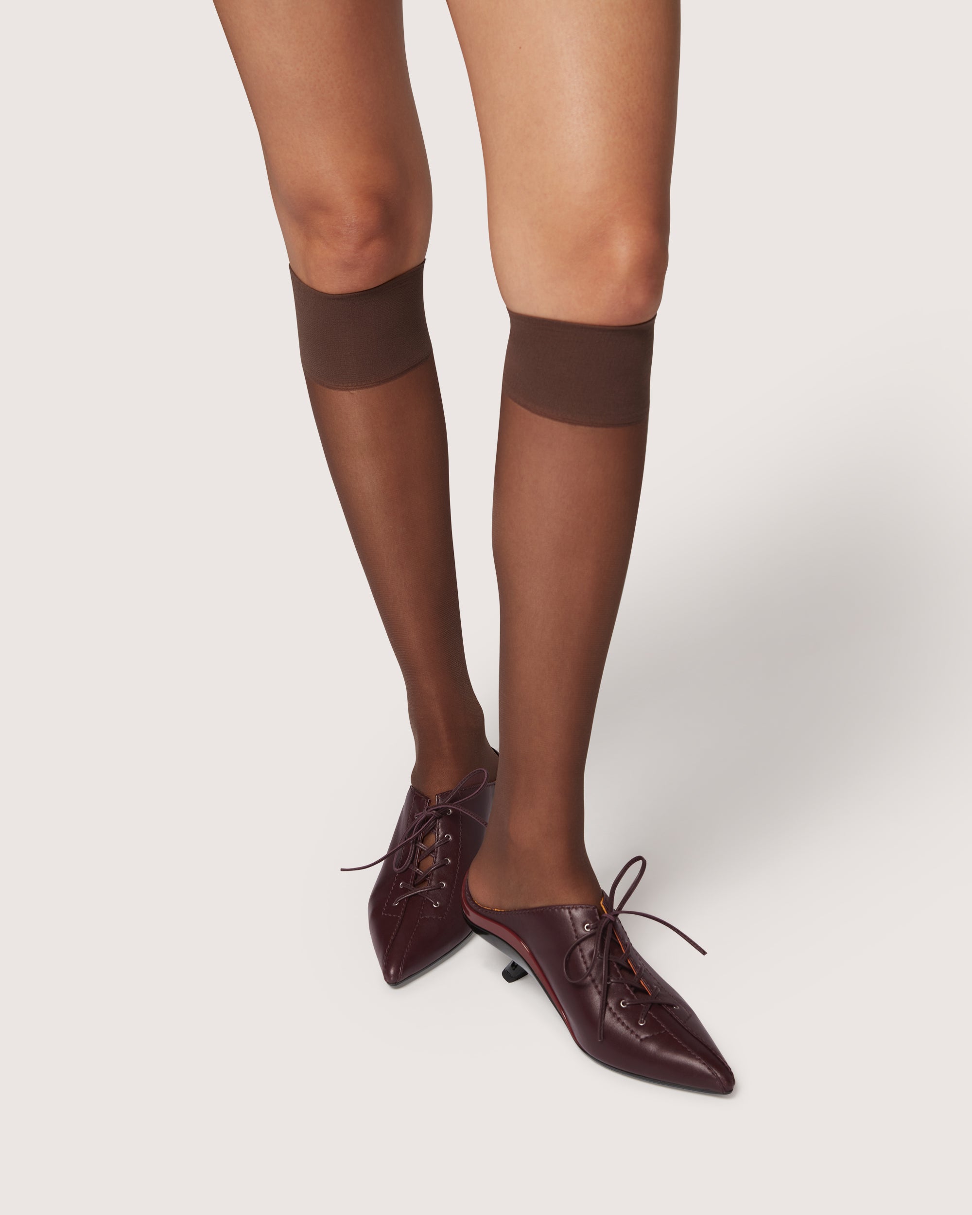 Victoria Kitten Heel Mule