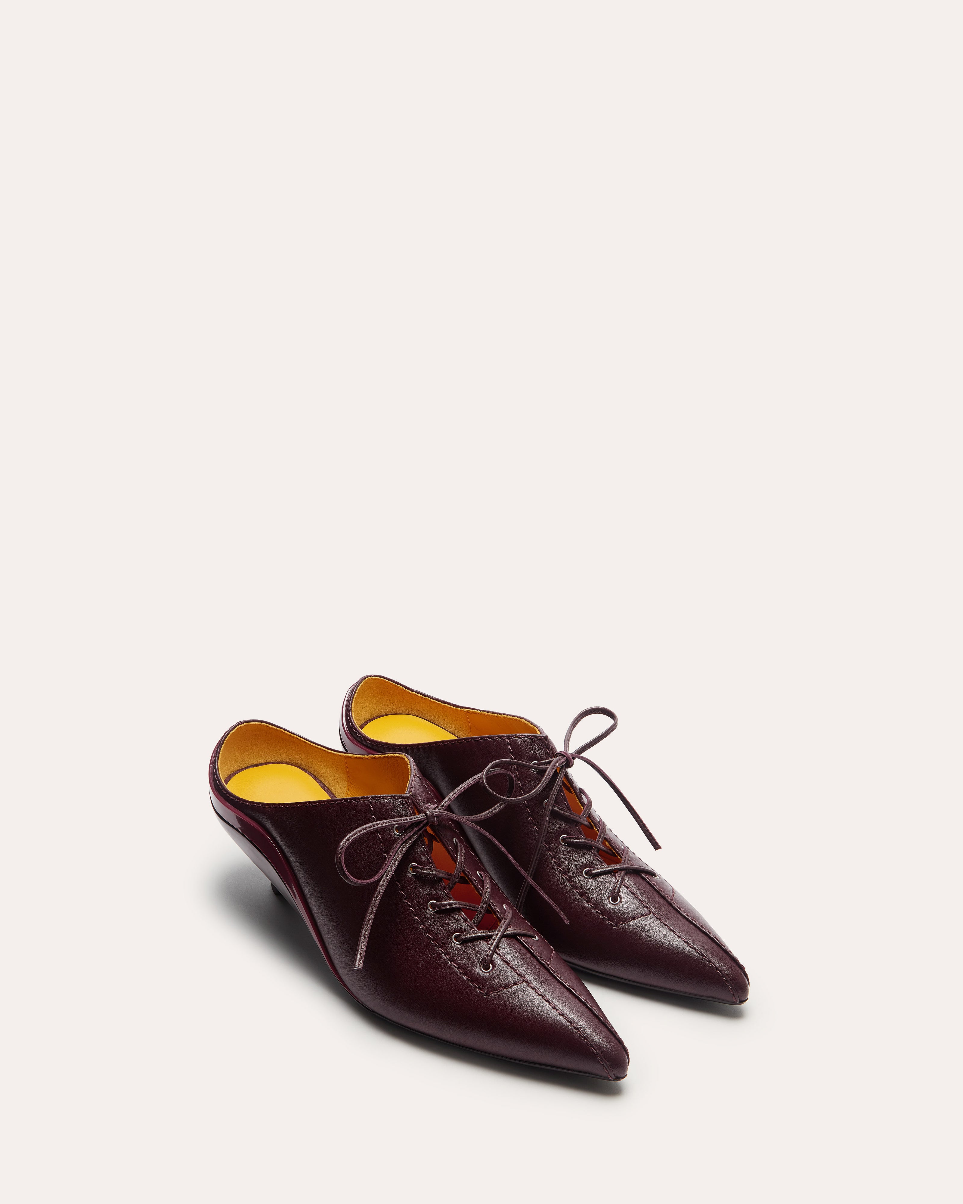 Victoria Kitten Heel Mule