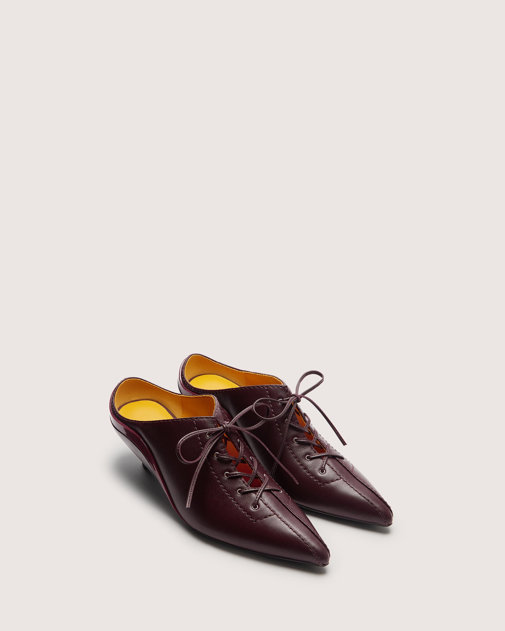 Victoria Kitten Heel Mule