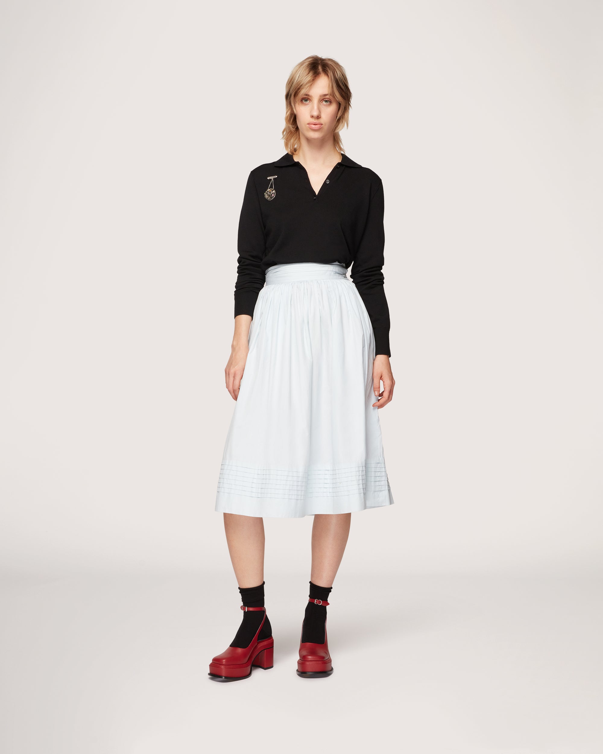 Nico Platform Heel Mule