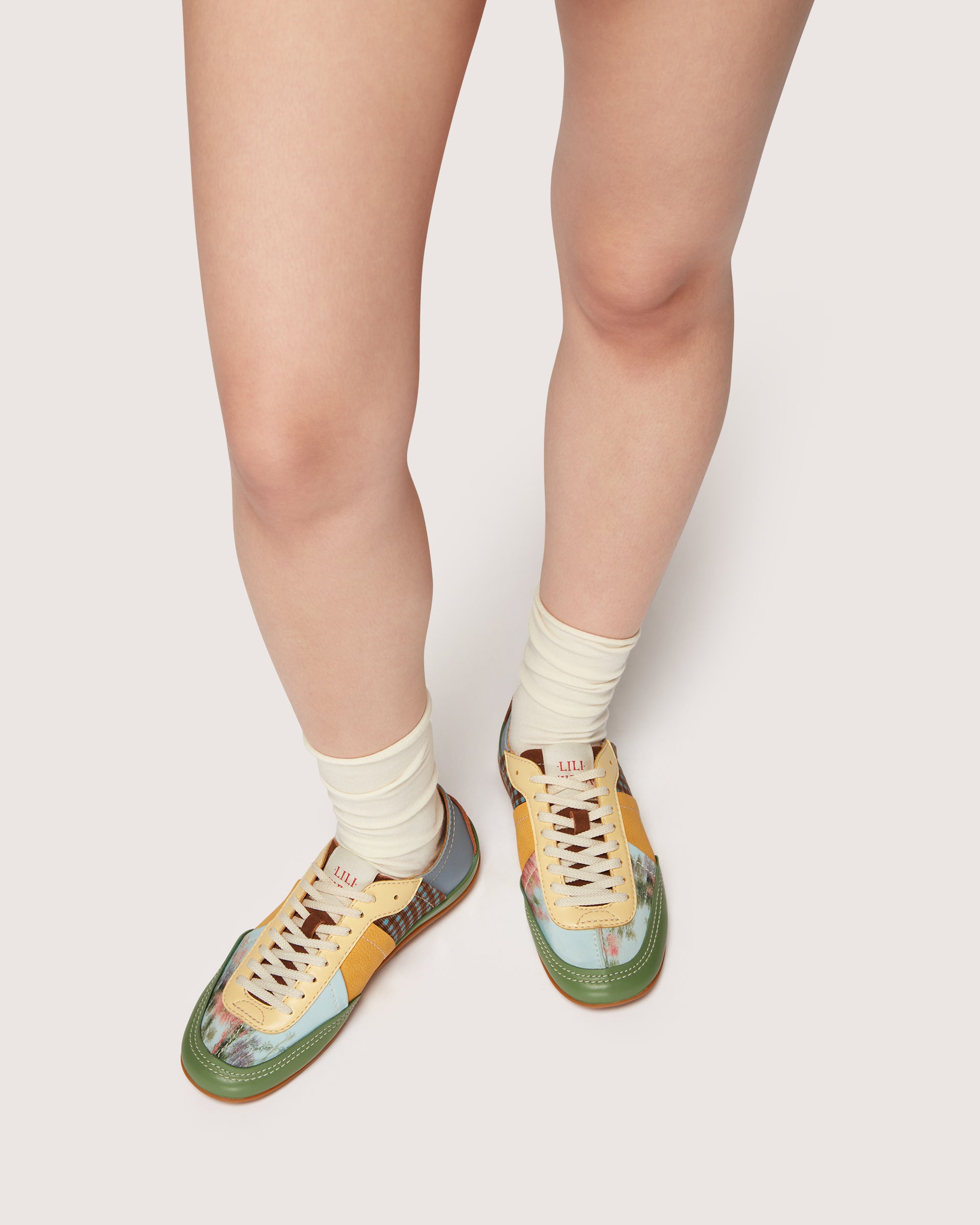 Zola Patchwork Lace Up Sneaker