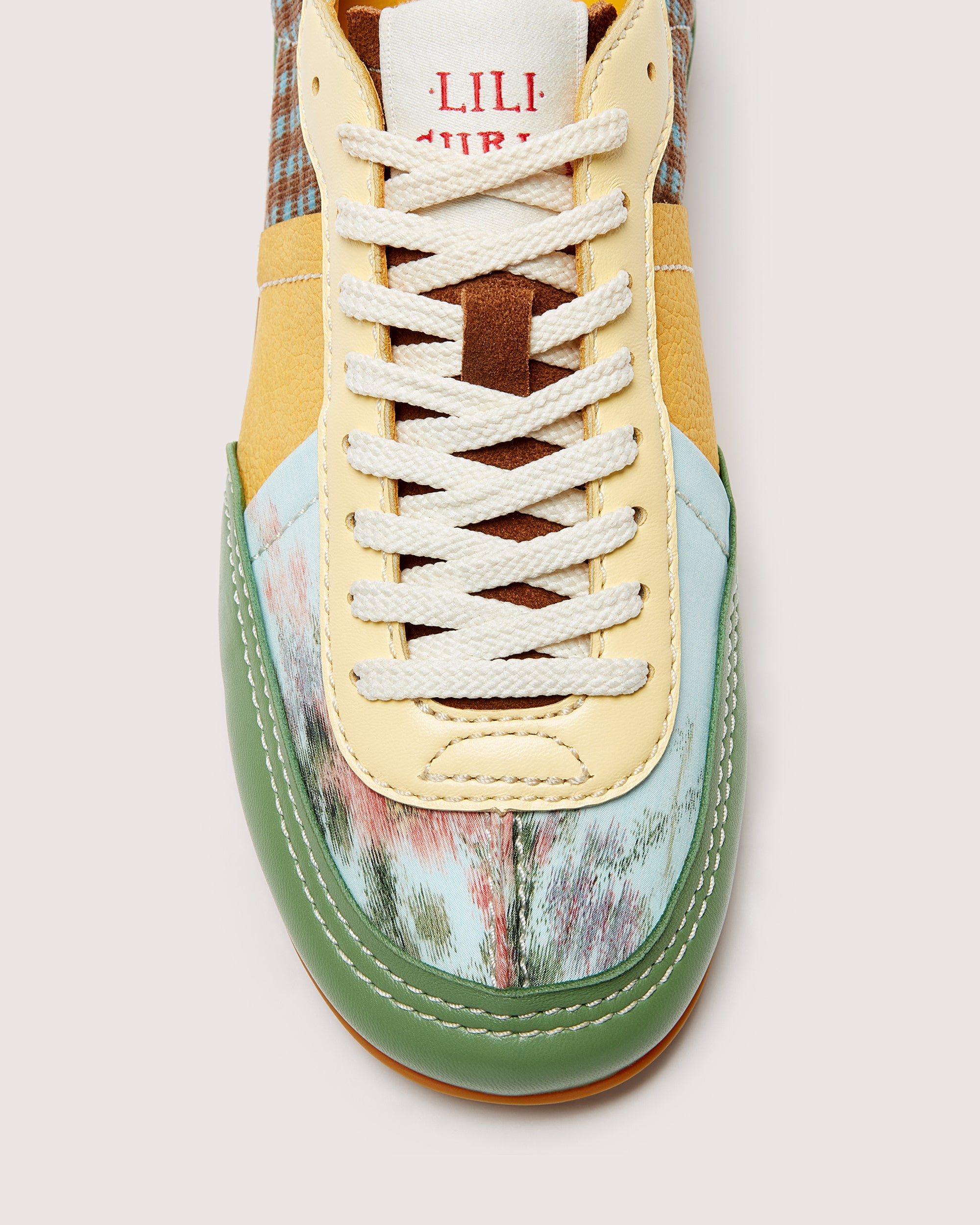 Zola Patchwork Lace Up Sneaker