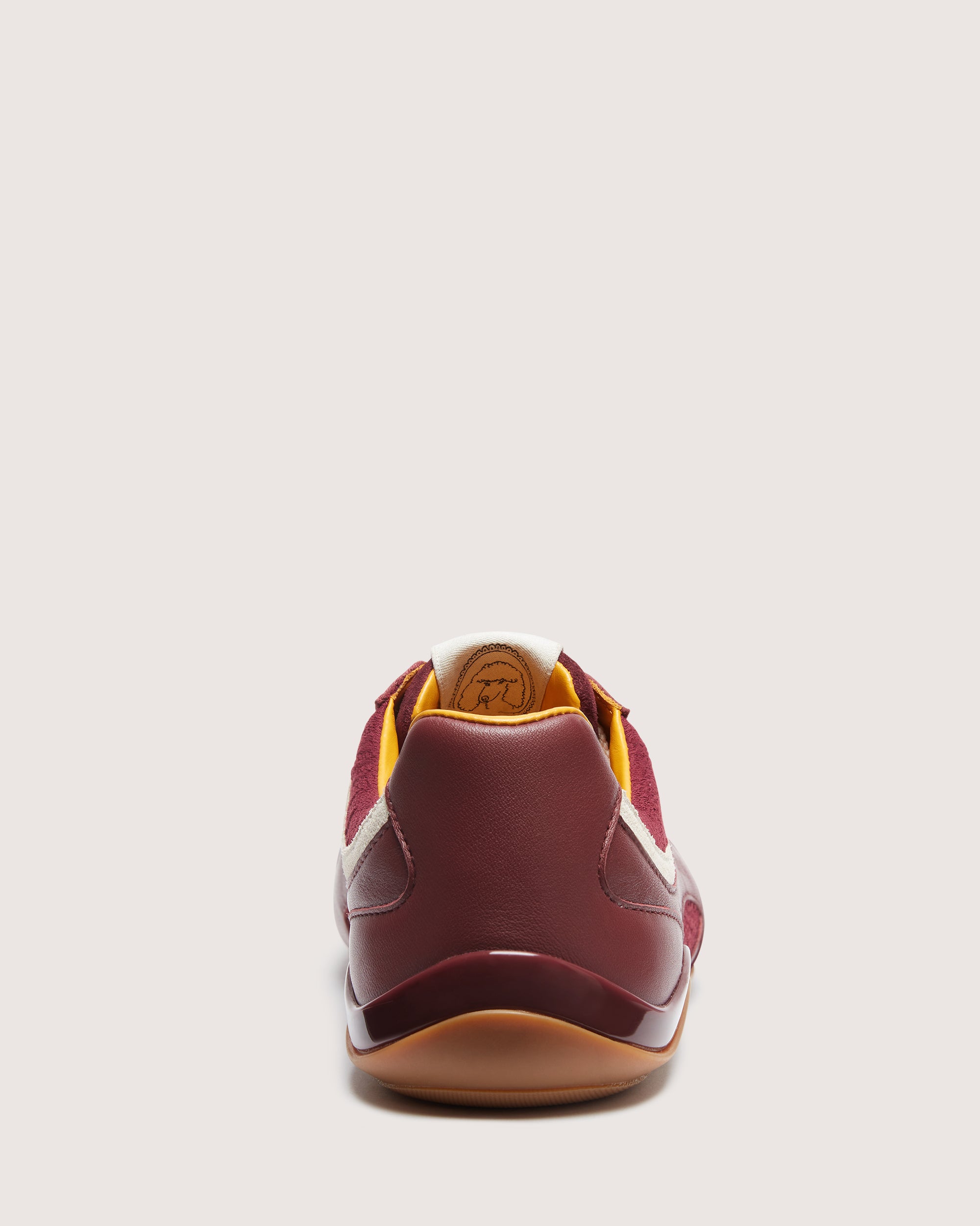 Women's Red Leather Sneakers​ - Lili Curia