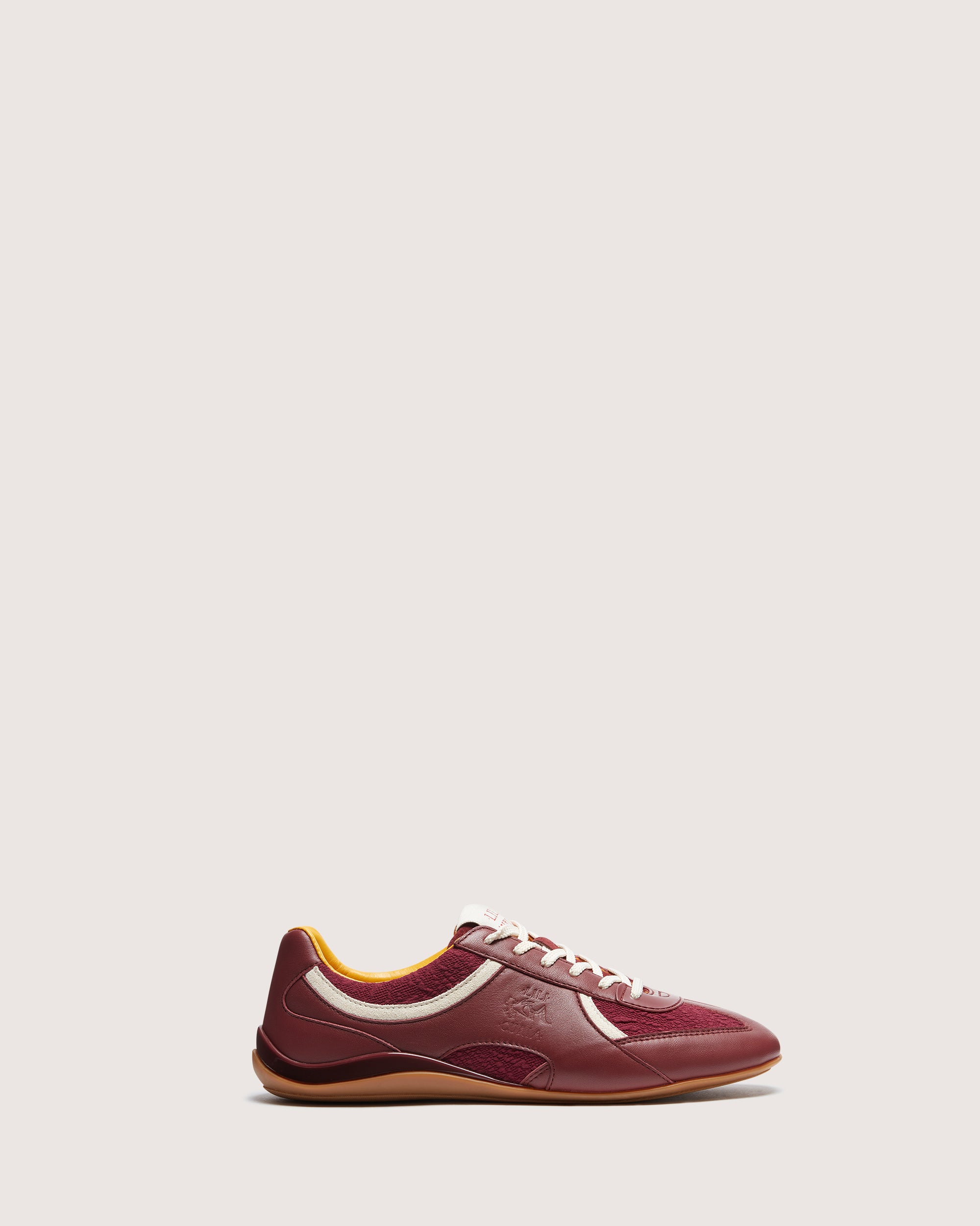 Women's Red Leather Sneakers​ - Lili Curia